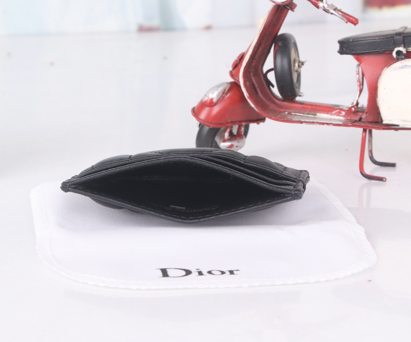 【原單】Dior Caro Freesia 鑲鑽卡包