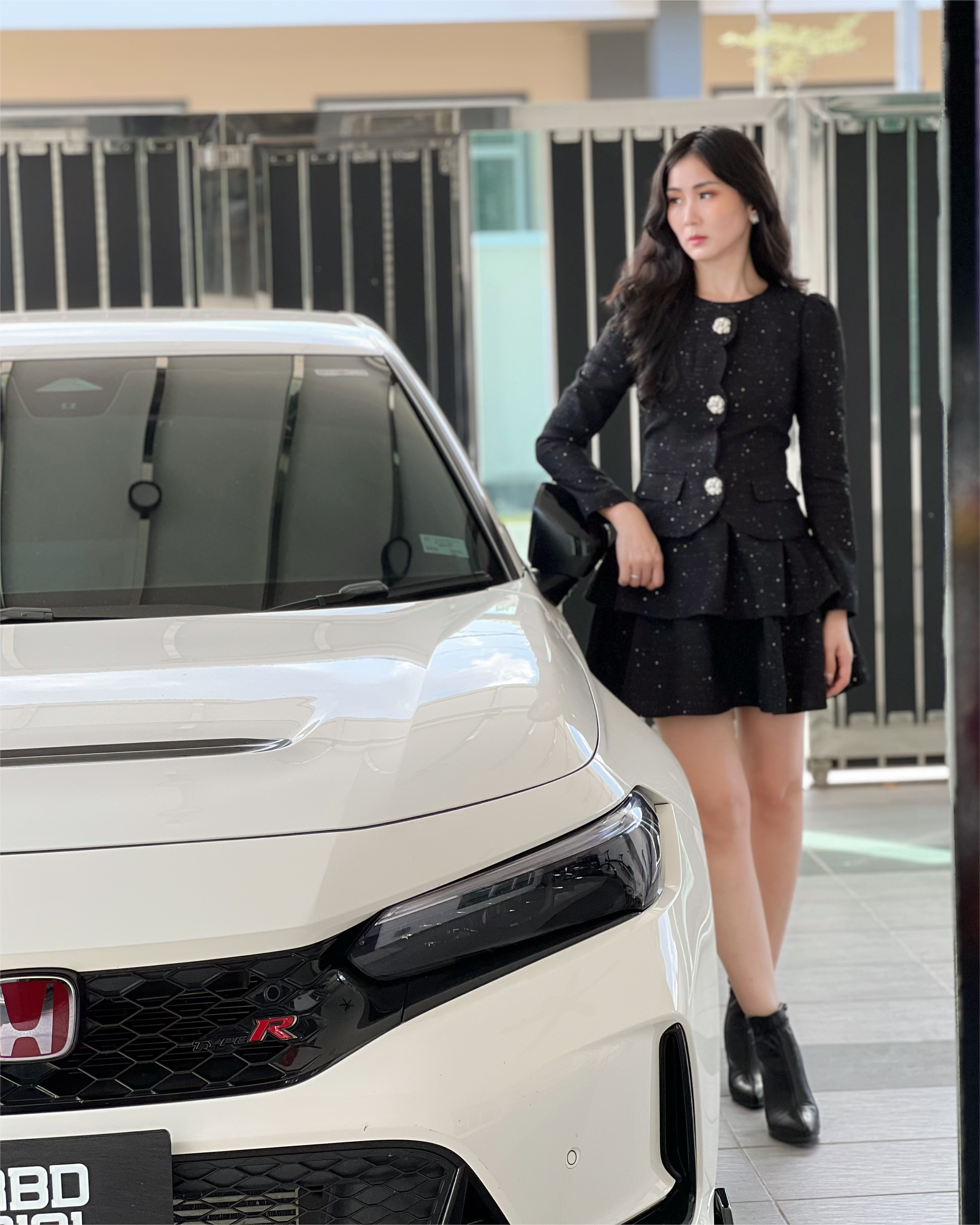 5084 Charlotte Sparkle Tweed Mini Dress