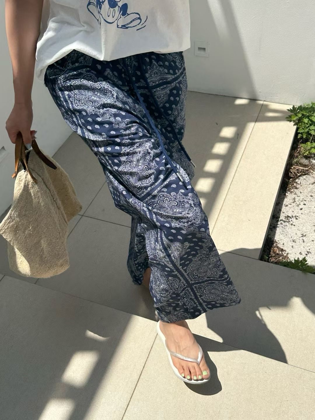 Printed pants
