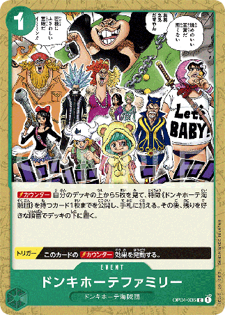 One Piece TCG Card Game - Op04-036 (C) Donquixote Family