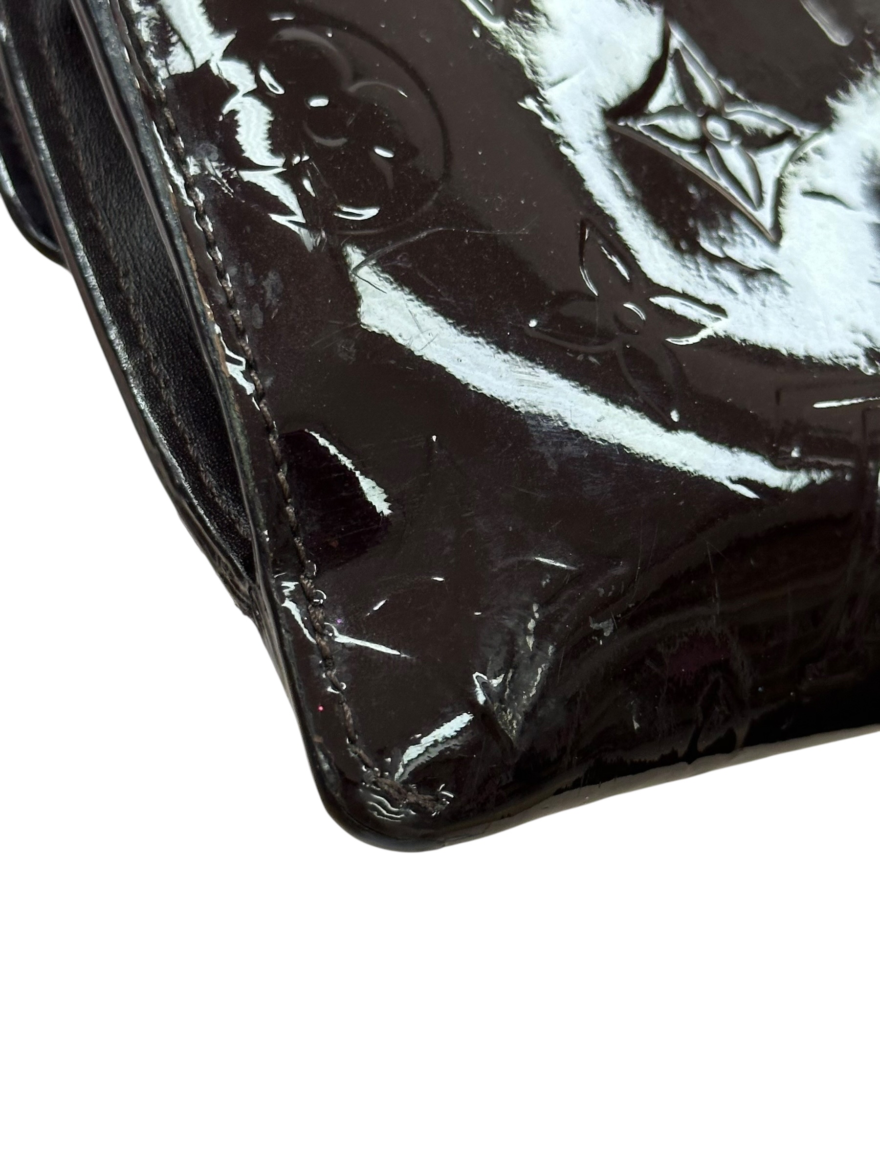 Pre-owned Louis Vuitton Monogram Vernis Pochette Félicie chain wallet / Product Code: 081203