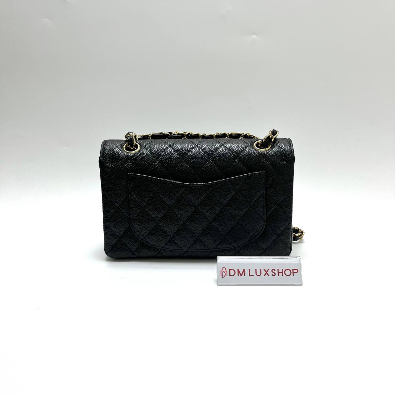 Chanel Black Caviar Small Classic Flap Bag GHW