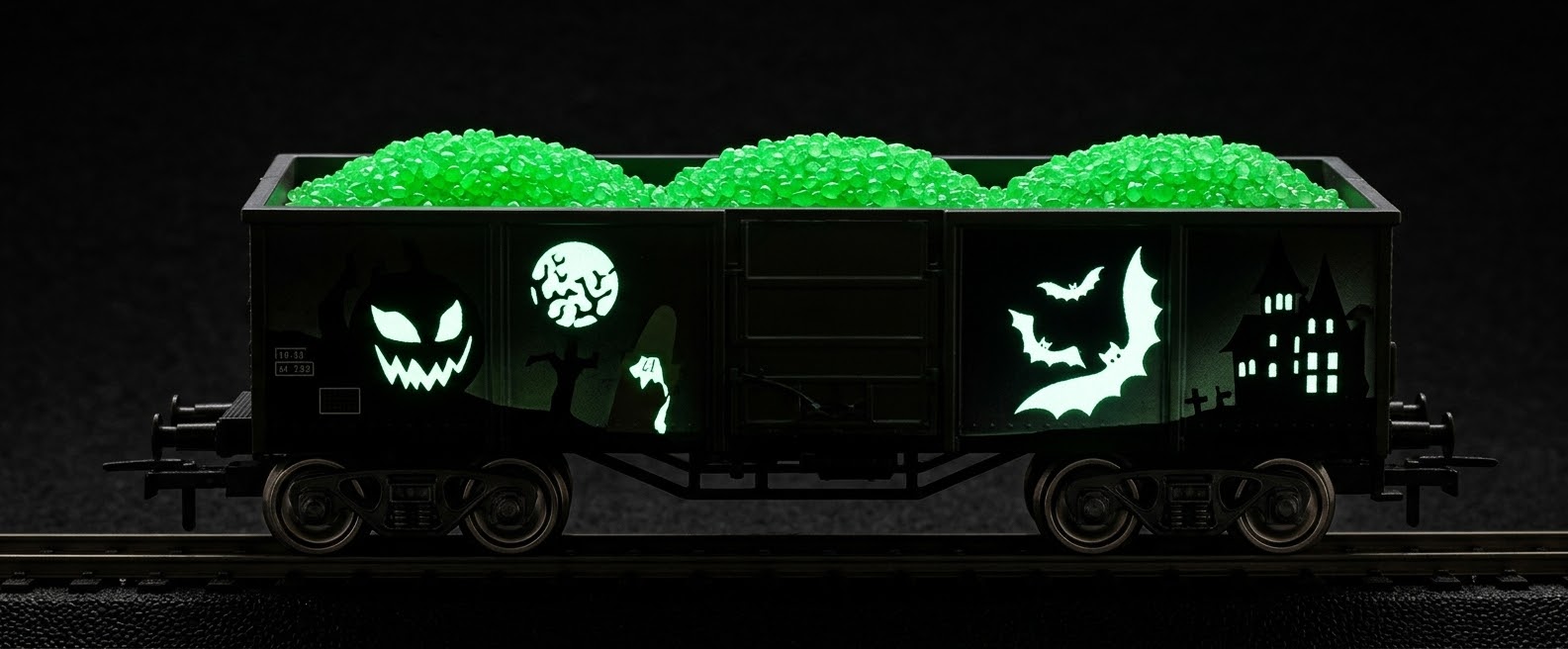 萬聖節“Layout有鬼”主題車廂一對 HO 1:87 (DC/AC) OK