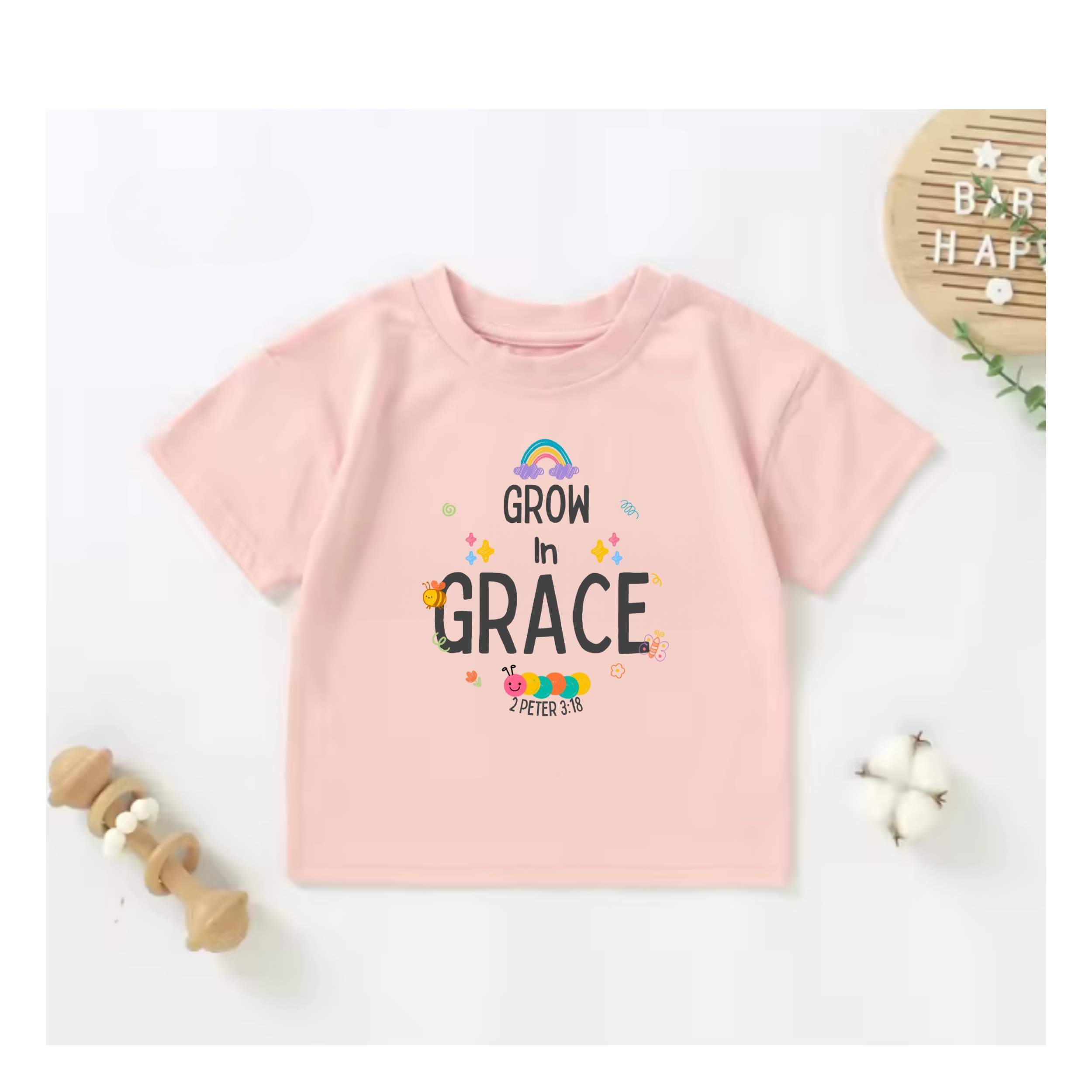 Grow in Grace純棉短袖T恤