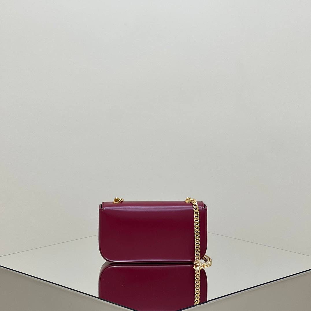 🔥大货实拍图 𝗖𝗘𝗟𝗜𝗡𝗘 ♥ 𝗧𝗥𝗜𝗢𝗠𝗣𝗛𝗘链条腋下包 型号：197993 尺寸：20.5*11.5*4cm