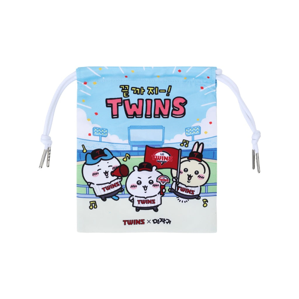 《Pre-Order》索袋｜韓國 Chiikawa 吉伊卡哇 X LG Twins 棒球隊商品 第二彈 (26CKW17-P)