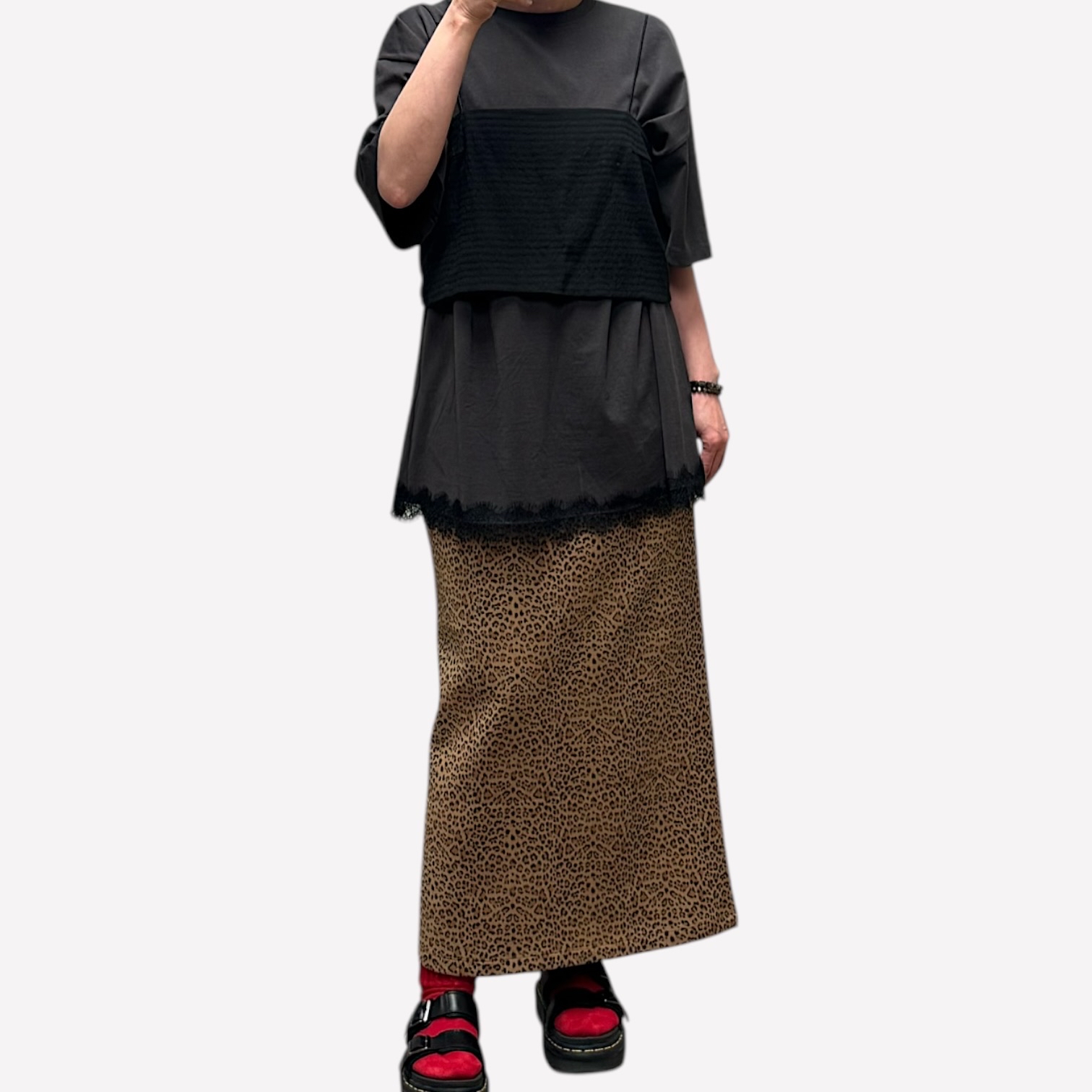 221034 Lace長腳tee