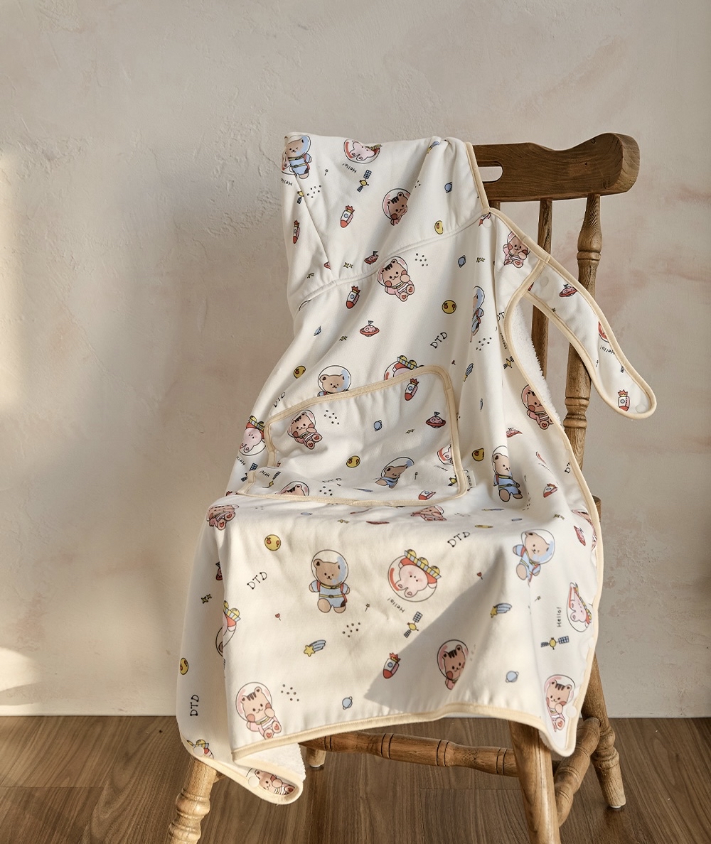 DOTTODOT 暖暖雪絨鬆軟系列-微纖維背巾毯