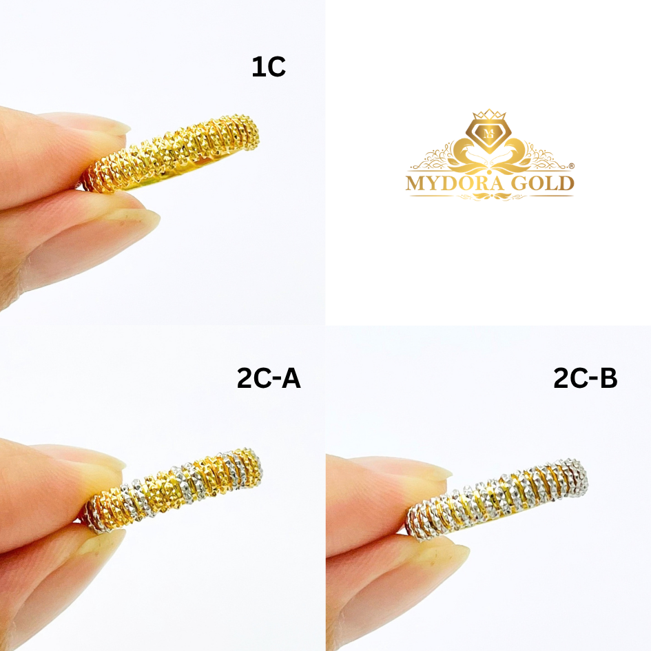 MYDORA EMAS 916 Cincin Mini Sparkle Liner Cut (5G) l EMAS 916/22K