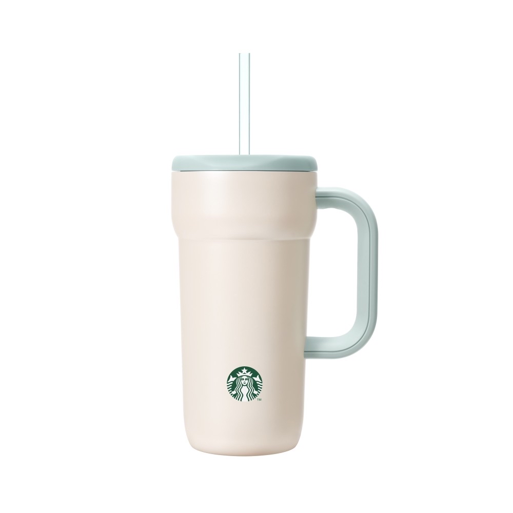 🎀【預訂】 Starbucks JP 不鏽鋼冷飲杯淡白色 591ml