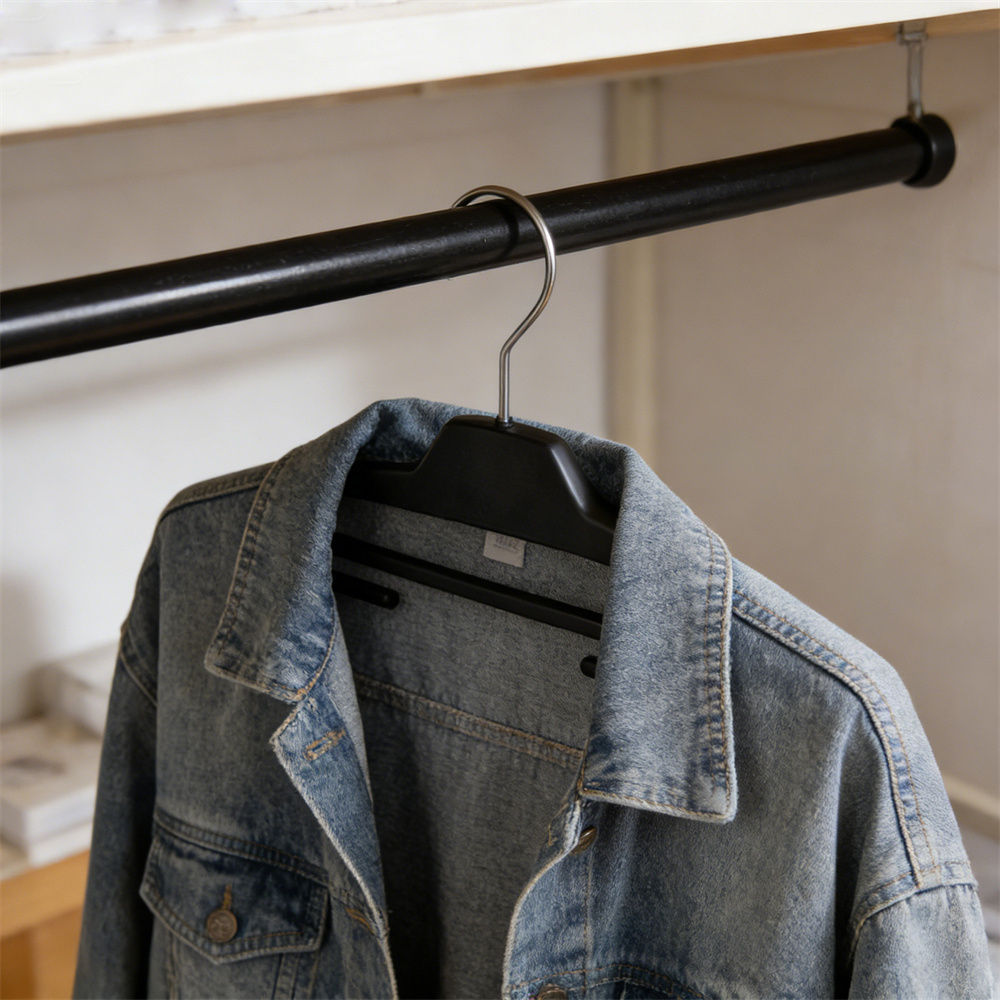 10x 多功能塑料褲架 黑色 36CM  UB0239