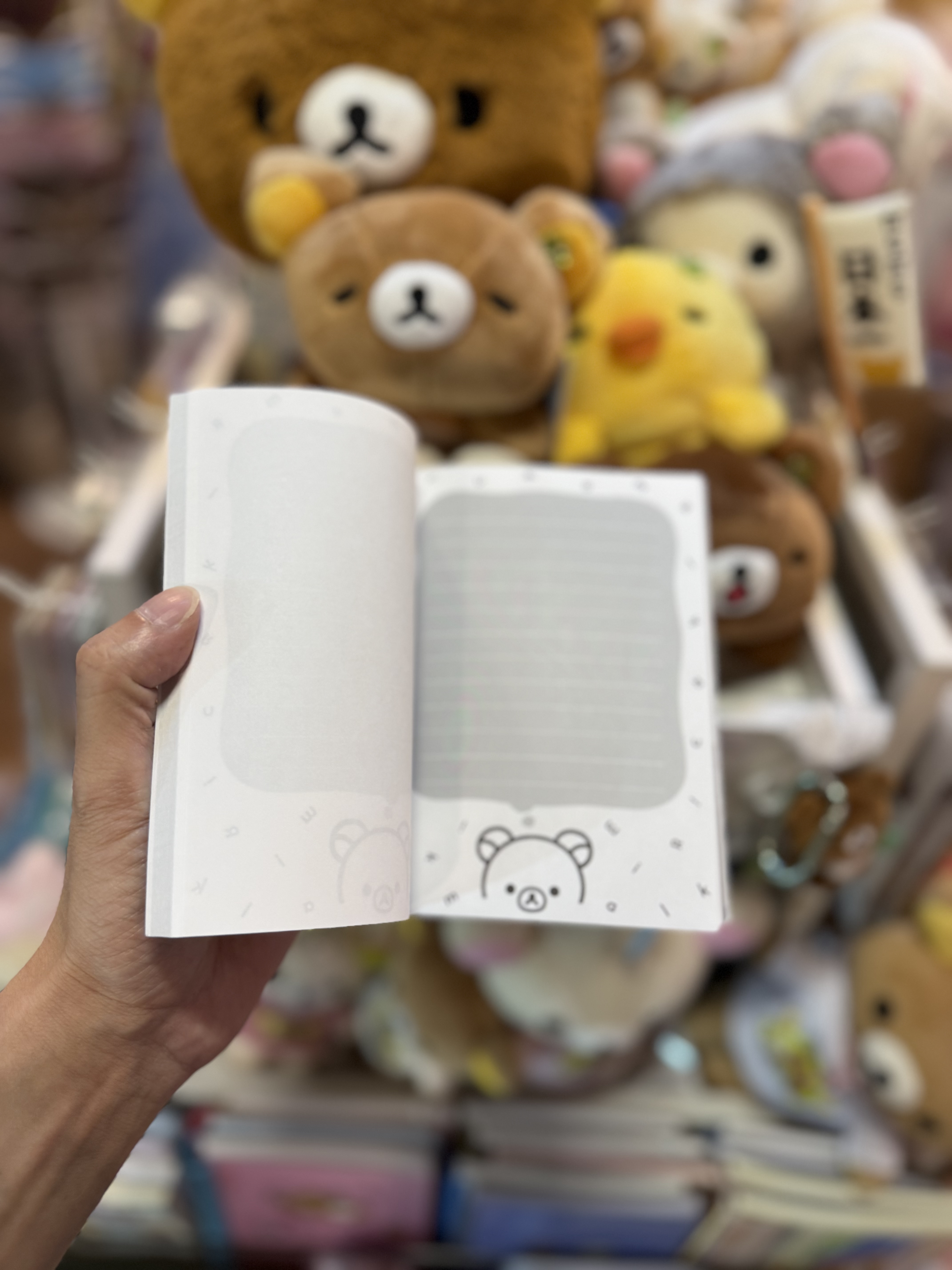 《現貨》全新Rilakkuma黑白造型memo簿