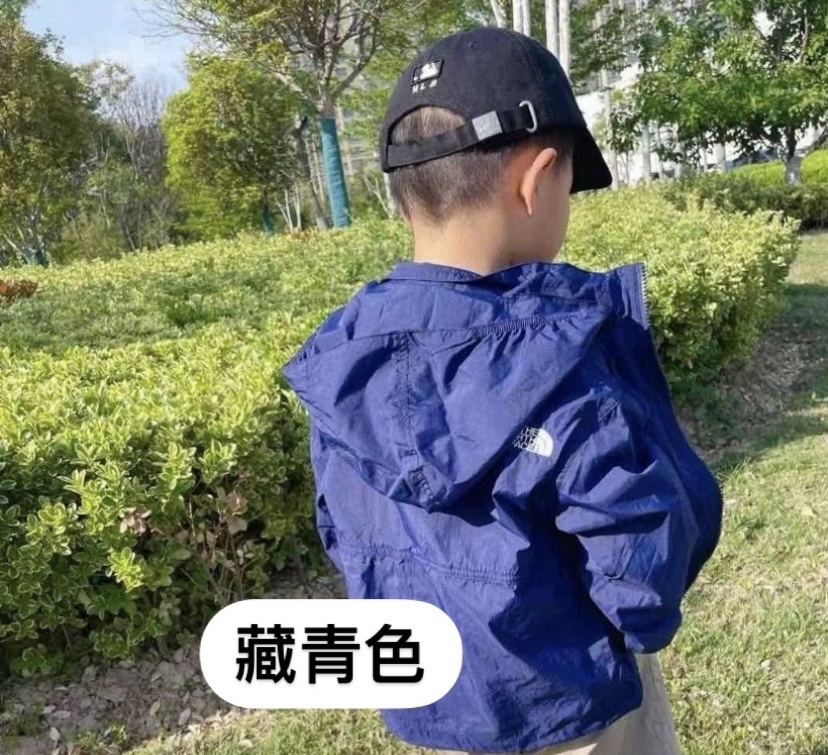 TNF 童裝薄款連帽防曬外套 - 1件 現貨