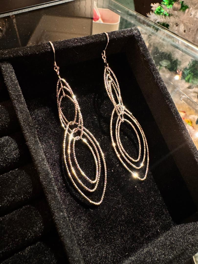 Luminé Multi-Layer Drop Stud Earrings