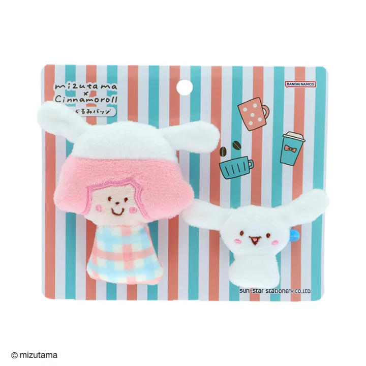 日本預訂📍日本Sanrio x Mizutama得意公仔扣針套裝