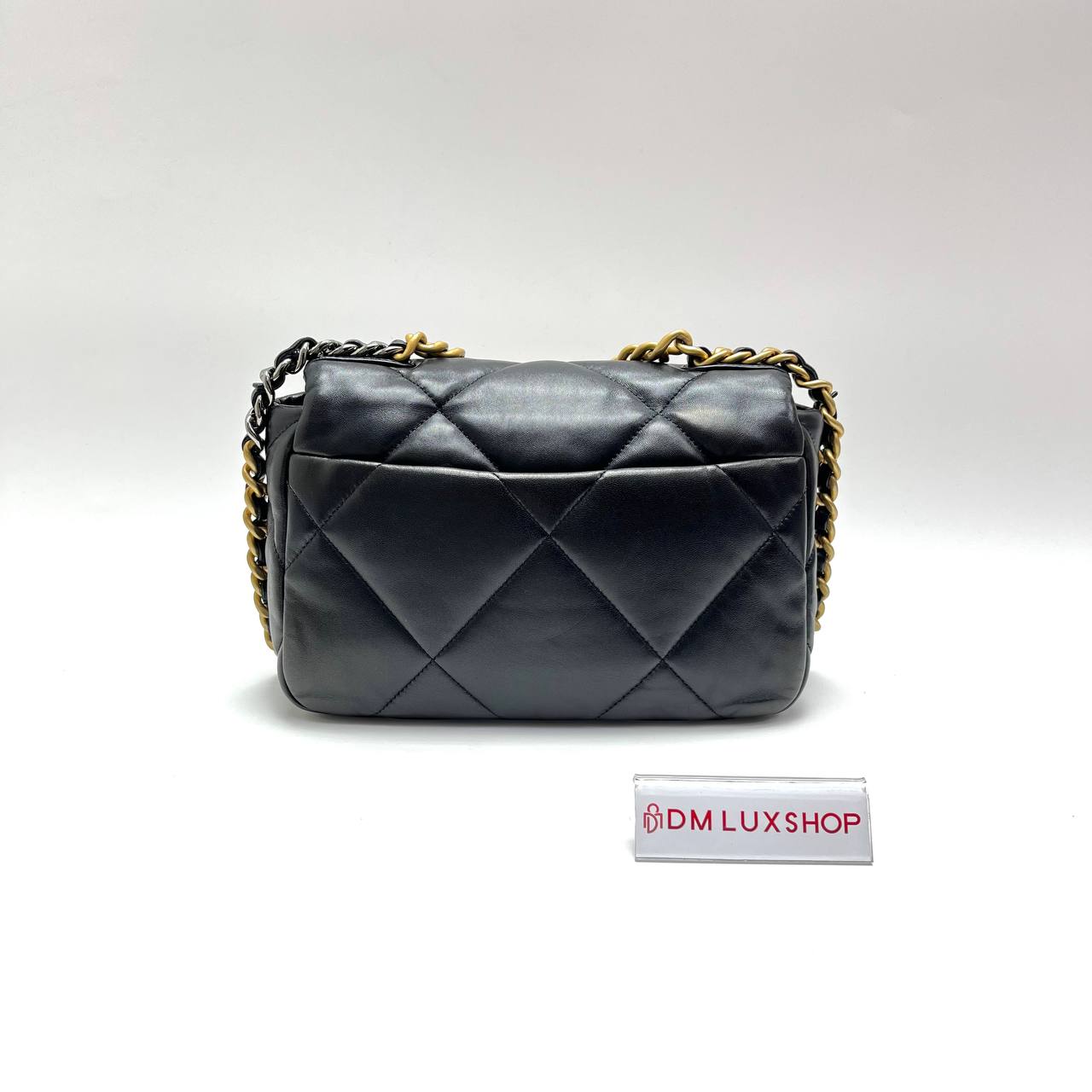 Chanel 19 Bag Small Black GHW (Microchip)