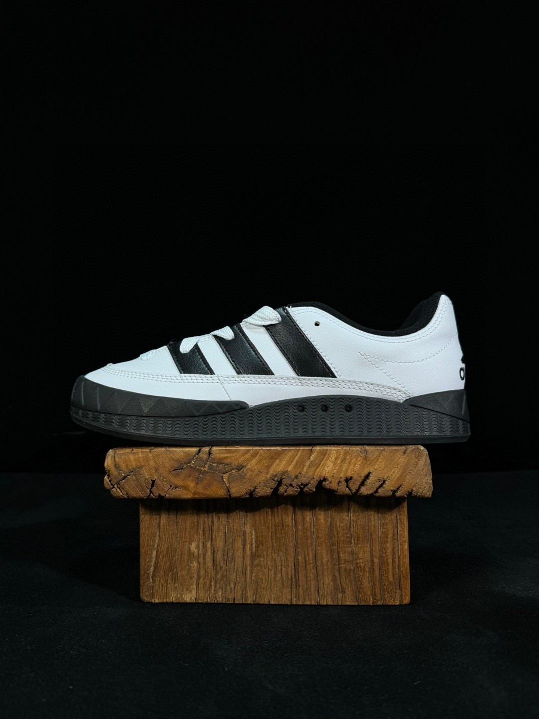 Atmos x Adidas Adimatic White Black Sneakers ID7717