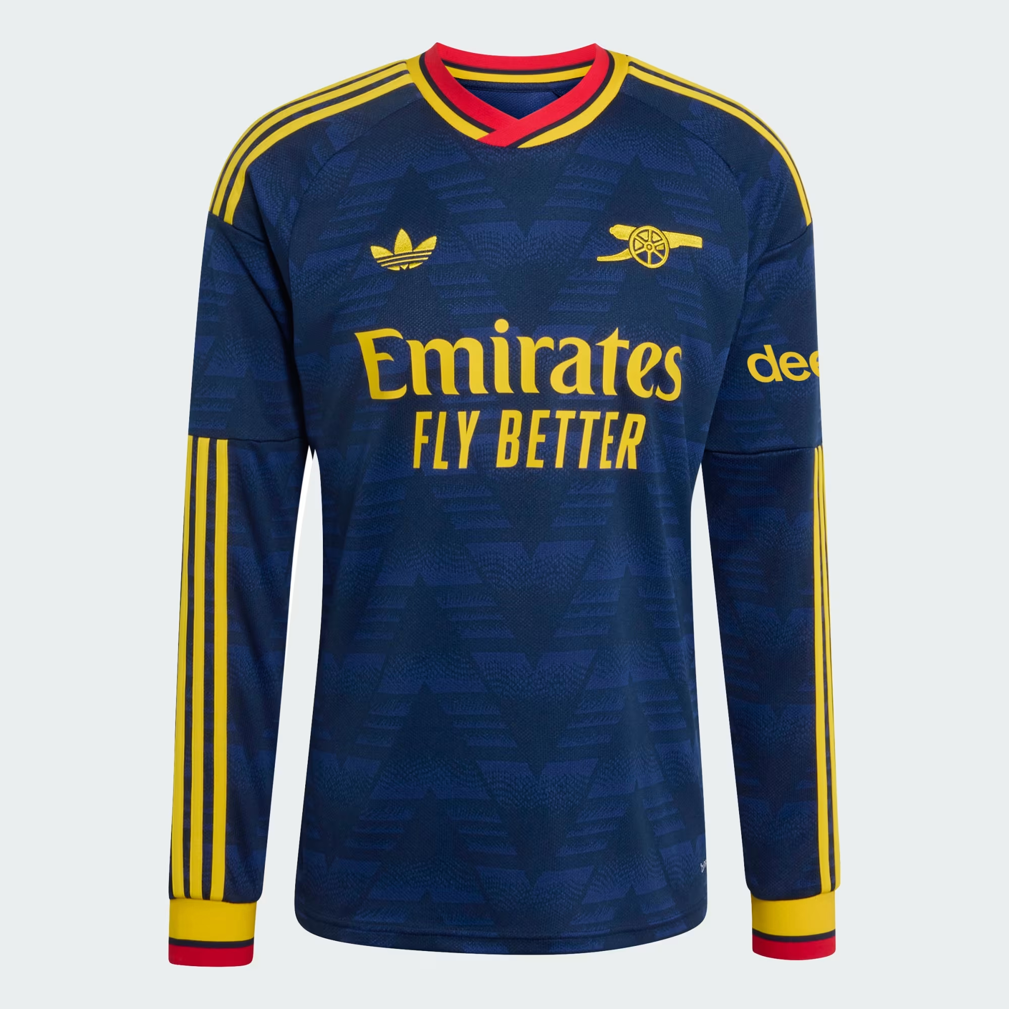 🍌重溫經典香蕉傳奇 Adidas Arsenal 阿仙奴 2026-27 作客長袖球迷版球衣 (可加印字章) KB9938