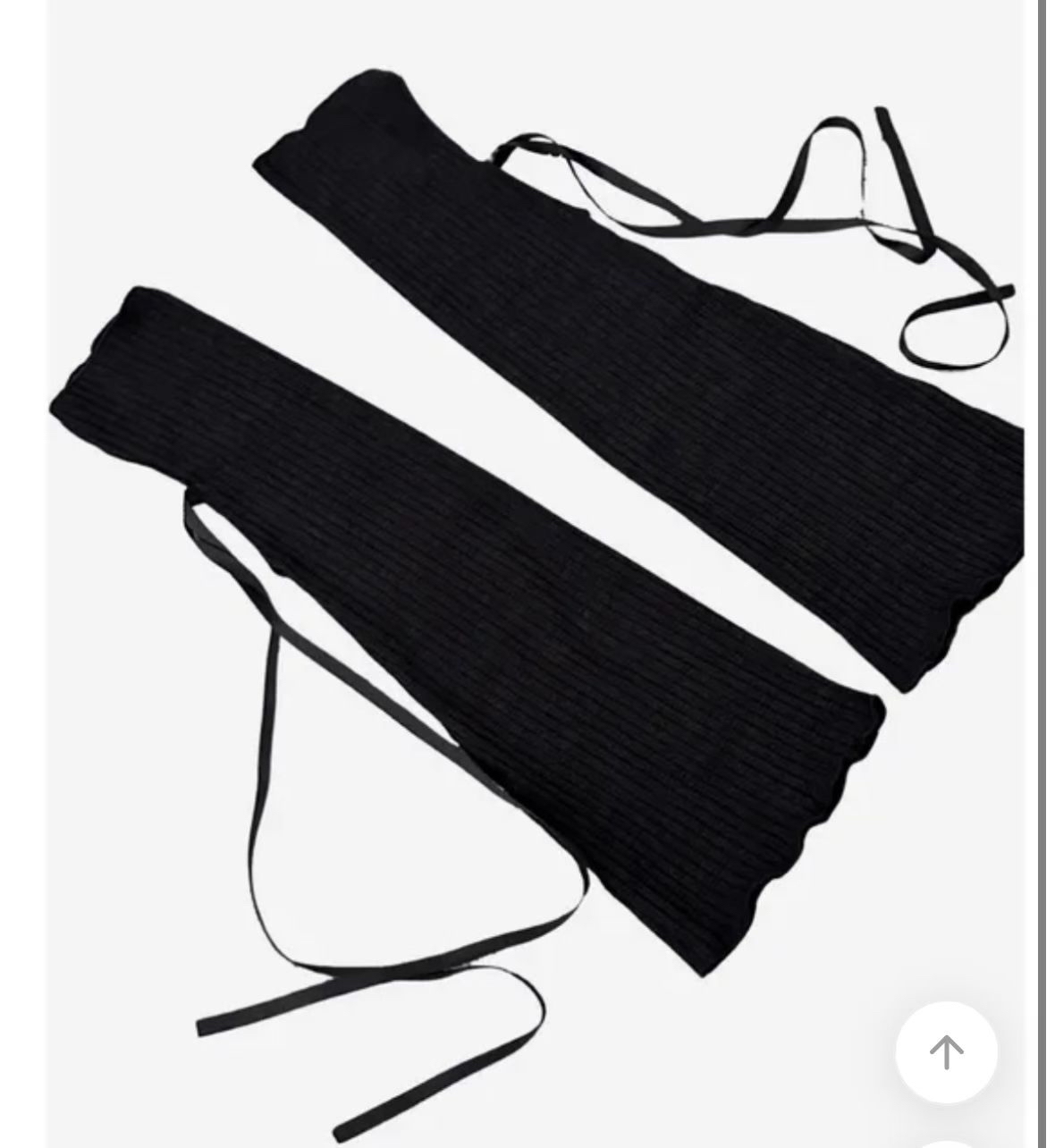 韓國新款襪套🍀綁帶反針織款