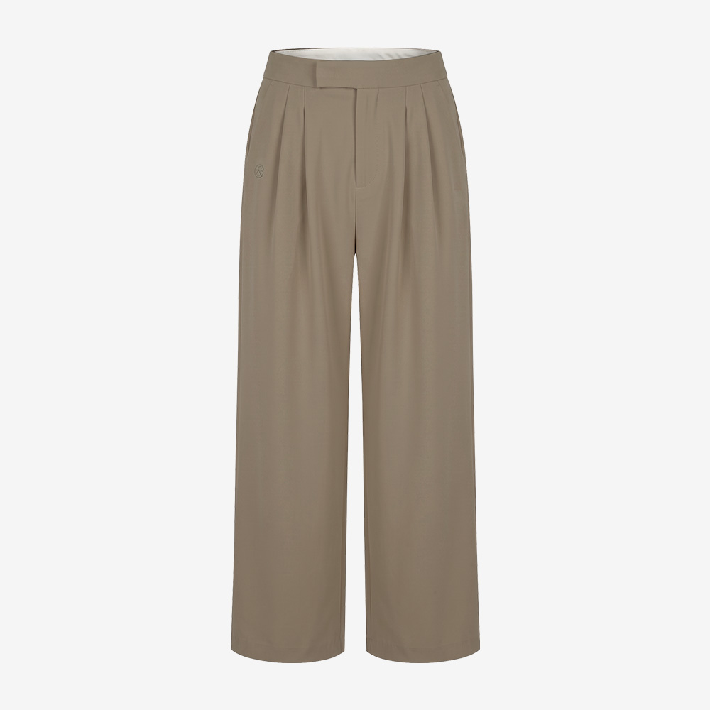 NEW Colour!!【經典西褲款x運動彈性能料】預購_FFWSPT135/171/172 All Day Move Pintuck Wide Pants (Long/Short/Basic) by front2line