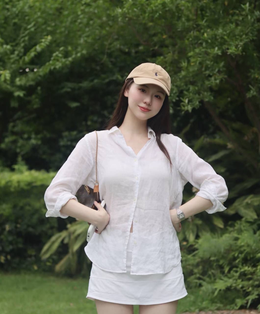 補貨~ 訂貨💖四季必備帽子 Polo Cap  卡其色