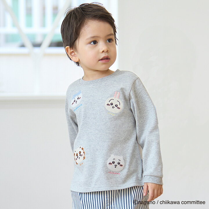 🇯🇵預訂 日本直送🇯🇵 Petit Main x Chiikawa系列四色人物刺繡長袖上衣