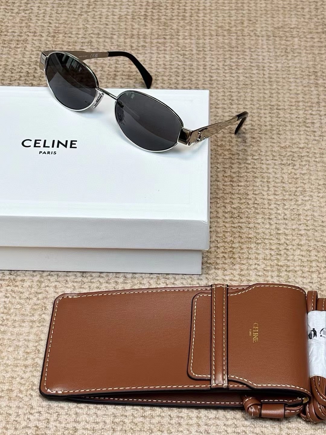 Celine TRIOMPHE SUNGLASSES銀色