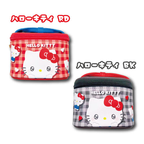 🎀【預訂】Kitty 格仔紋化妝包 R
