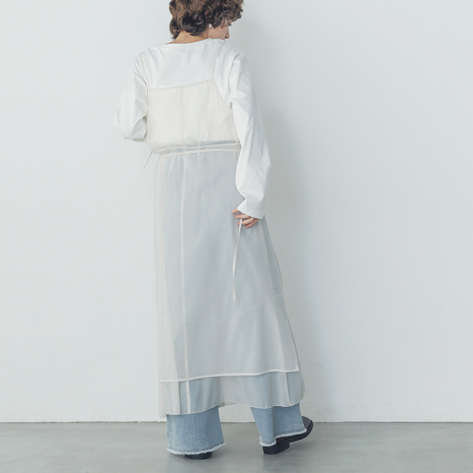 霧感疊穿連身outer【JOP002】