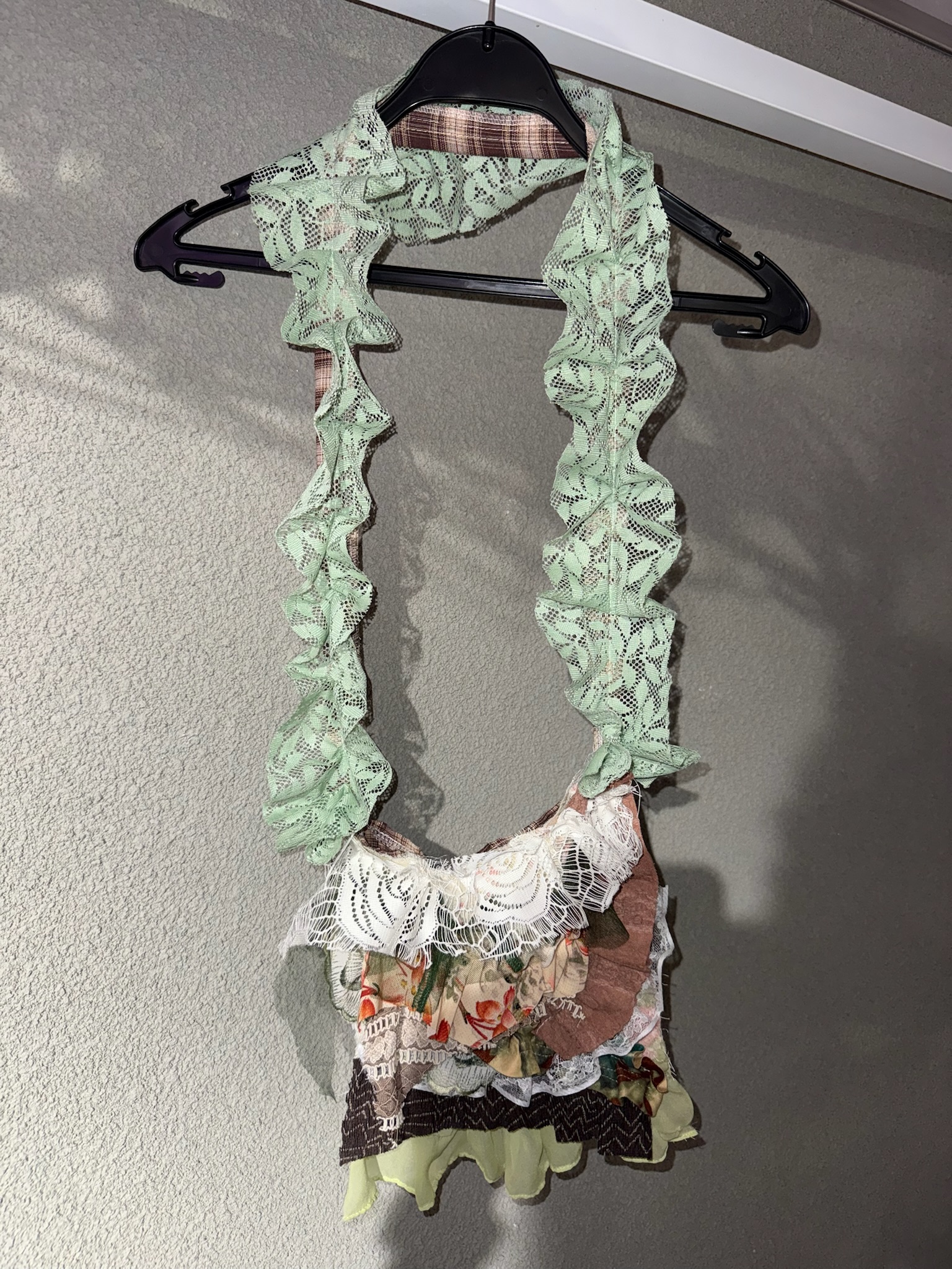 Secret Garden Lace Ruffles Handmade Bags