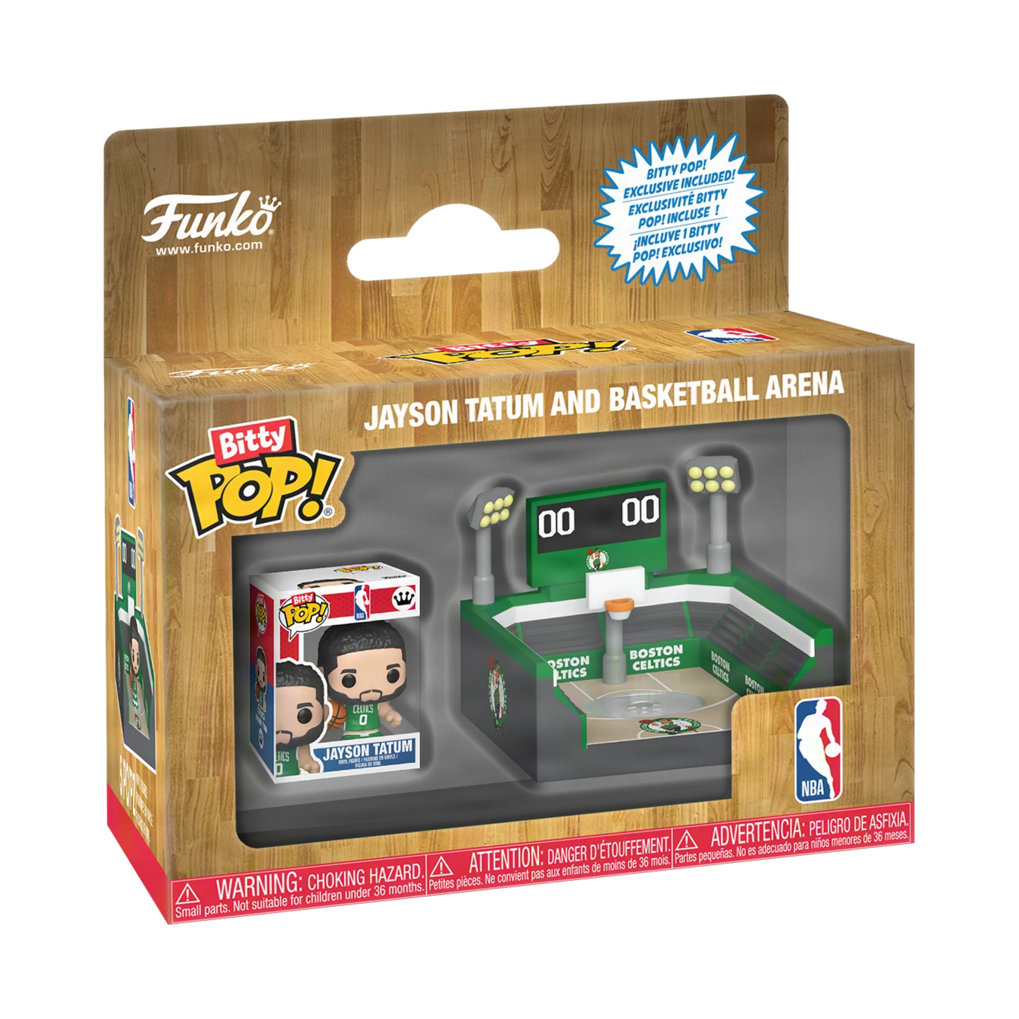 📦訂購 美國代購 Bitty POP! Town: NBA Arena- Celtics with Jayson Tatum Figure 模型