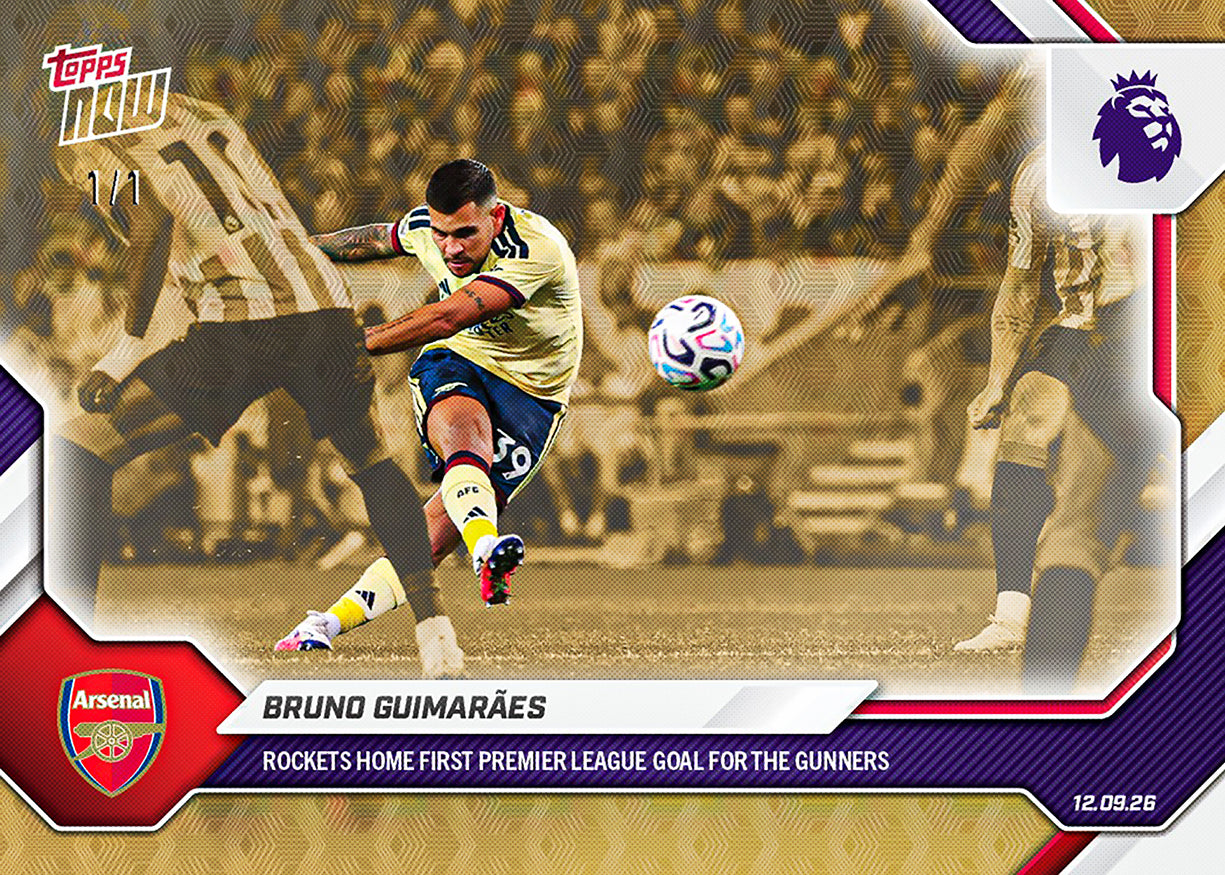 Bruno Guimarães - 2026-27 Premier League Topps NOW® #22【團購】