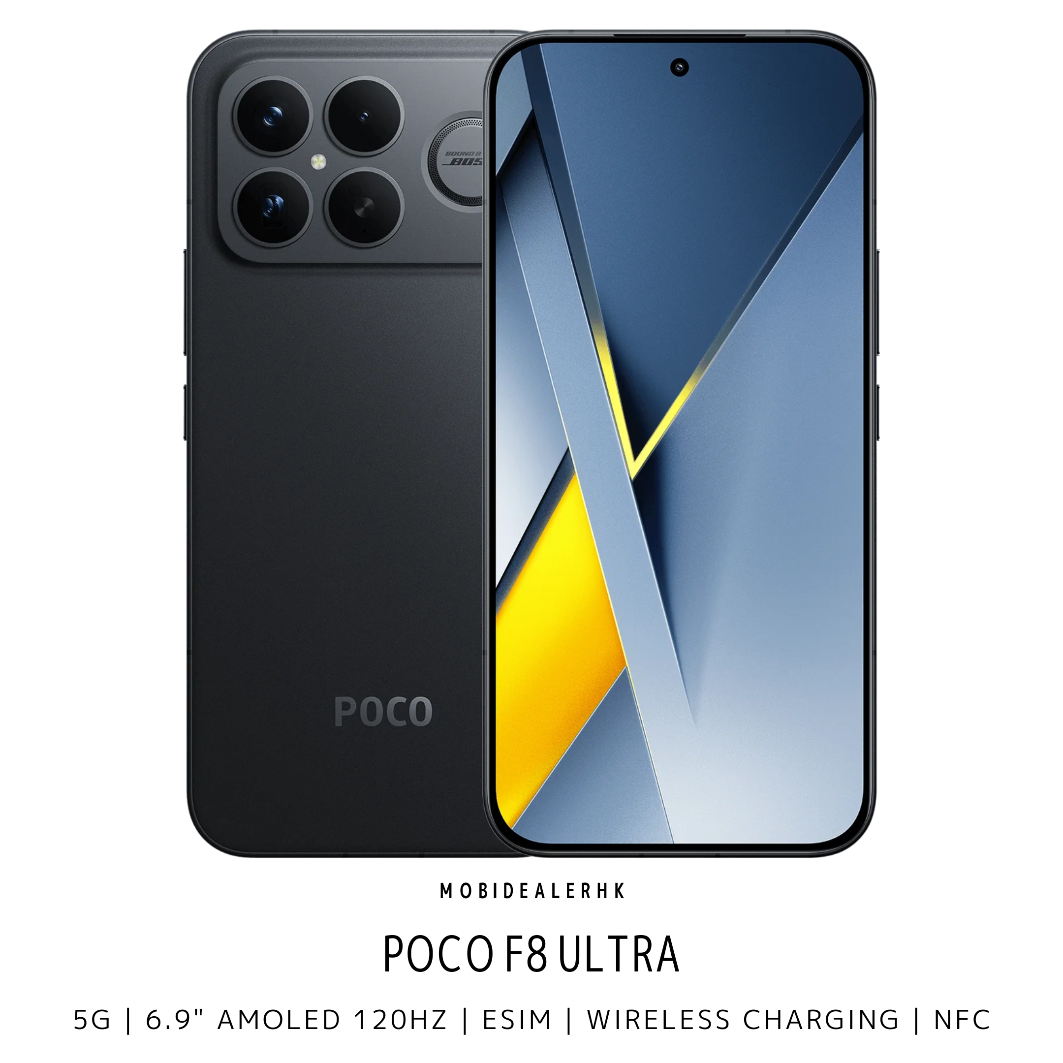 Poco F8 Ultra | 5G | 智能手機 | Snapdragon 8 Elite Gen5 | 潛望式遠攝鏡頭 | 100W快充 | IP68防水