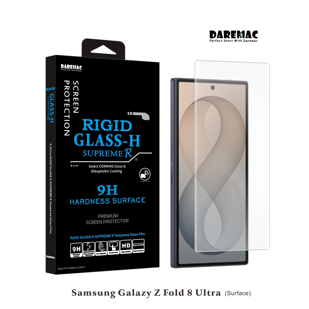 Daremac Samsung Galaxy Z Fold 8 /Z Fold8 Ultra 2.5D康寧玻璃貼