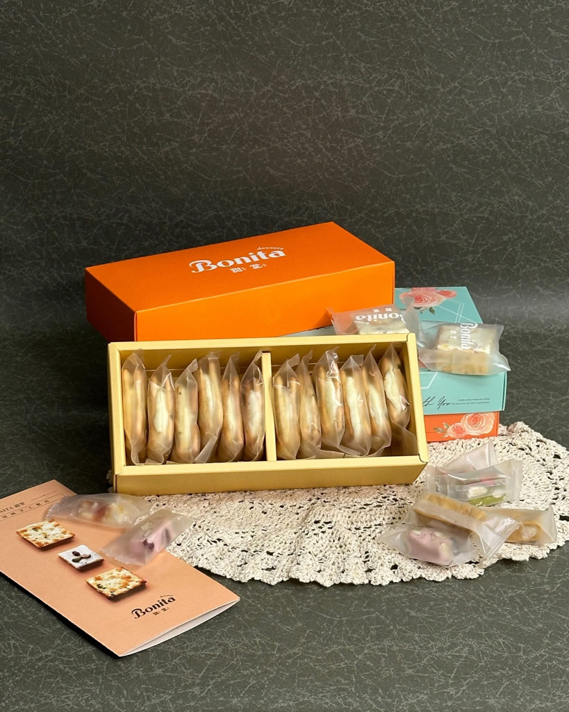 台灣直送預購  Bonita甜堂手工香蔥牛軋餅 (12入/盒) 