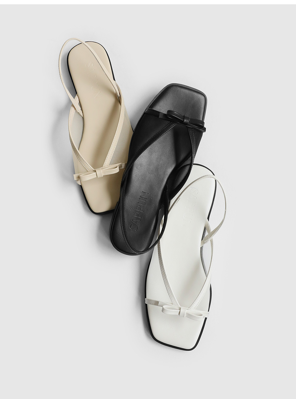 [代購] Sappun Berian Ribbon Sandals (1.5cm)
