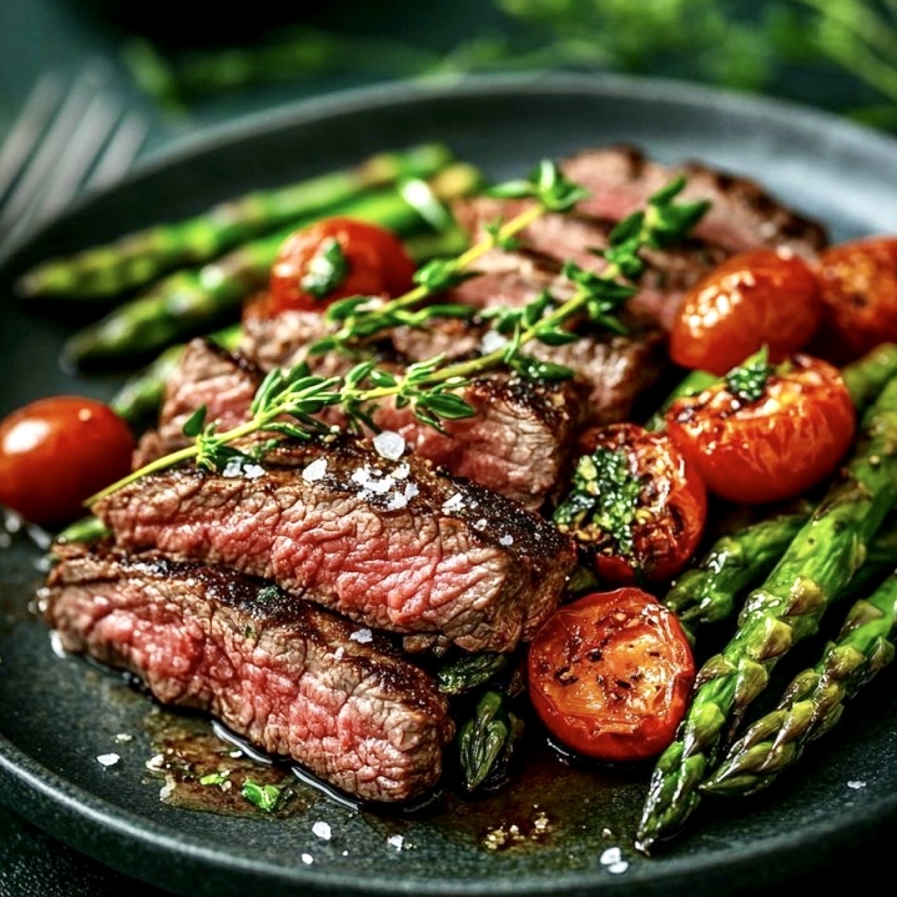 美國1855黑安格斯牛腹肉Flank Steak 厚切牛扒
