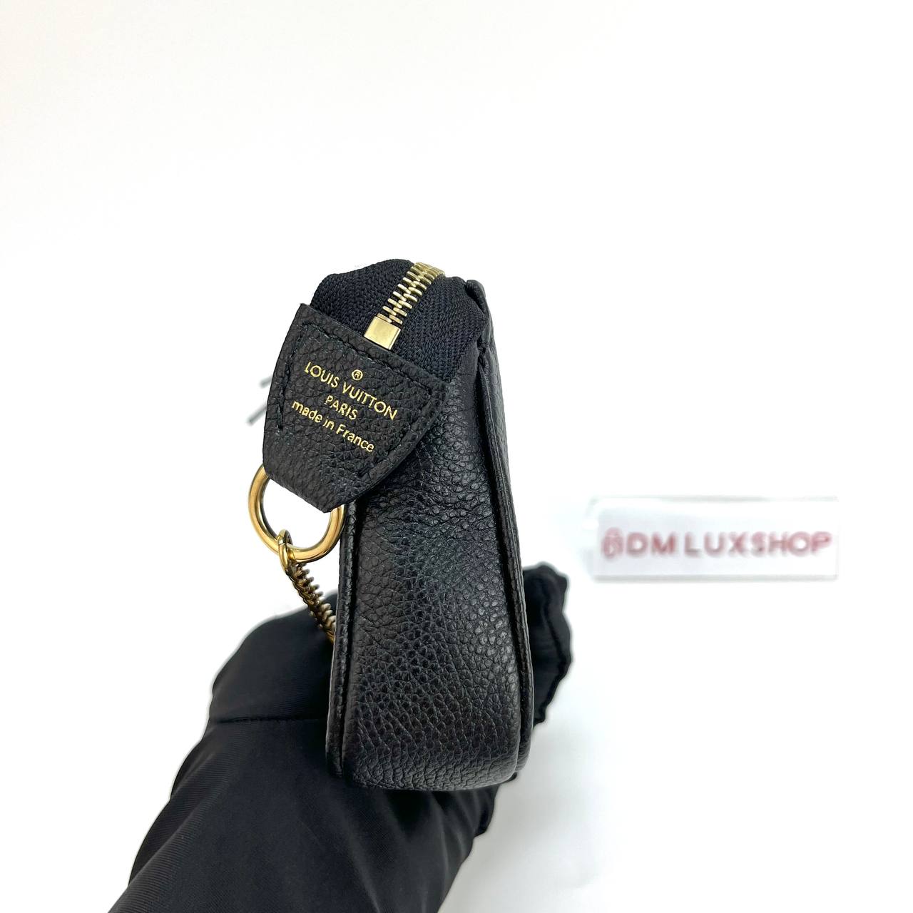 LV Bicolour Mini Pochette Accessoires Black GHW