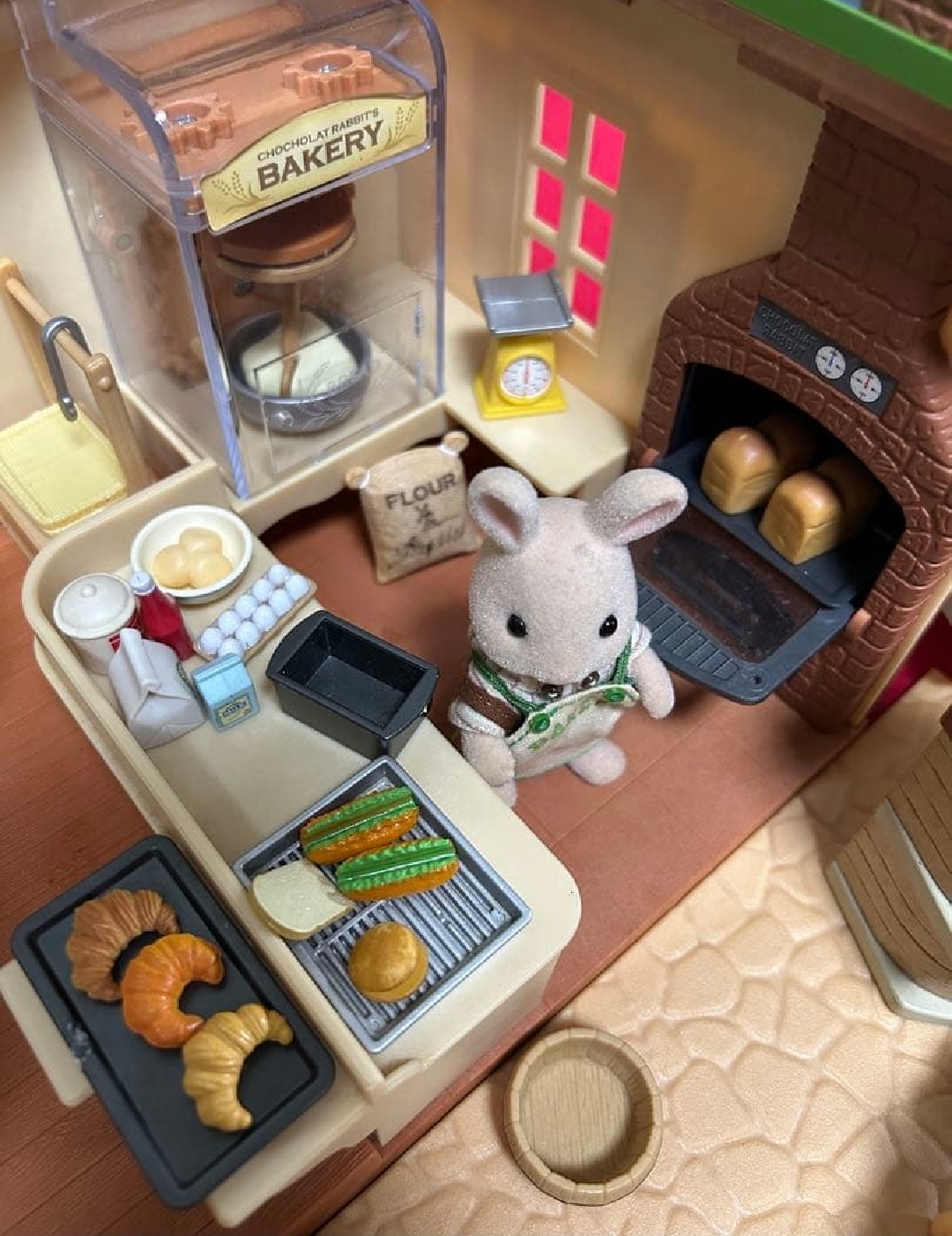 森林家族水車麵包屋套裝