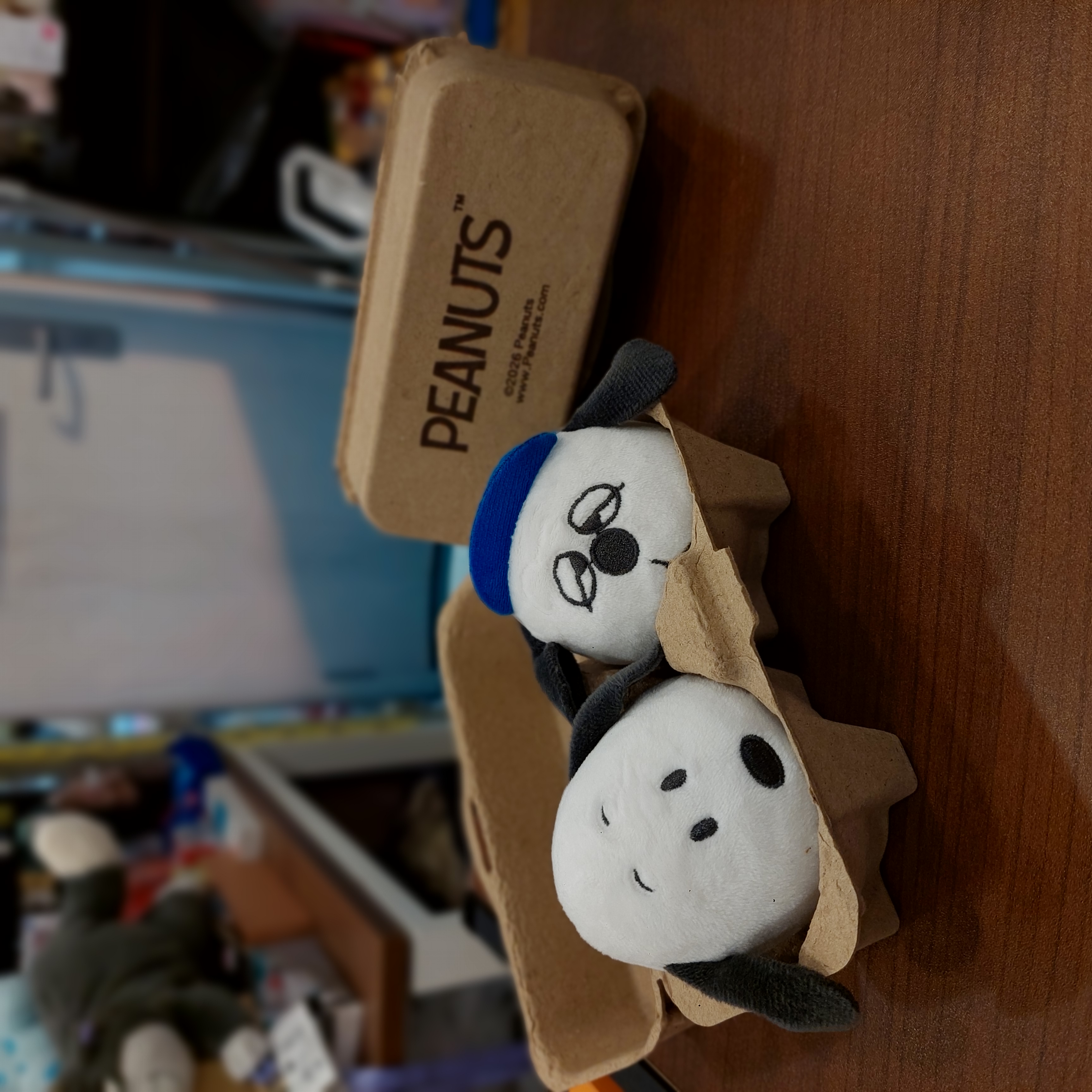 台灣限定 Peanuts Snoopy × Olaf 不倒翁 立蛋 