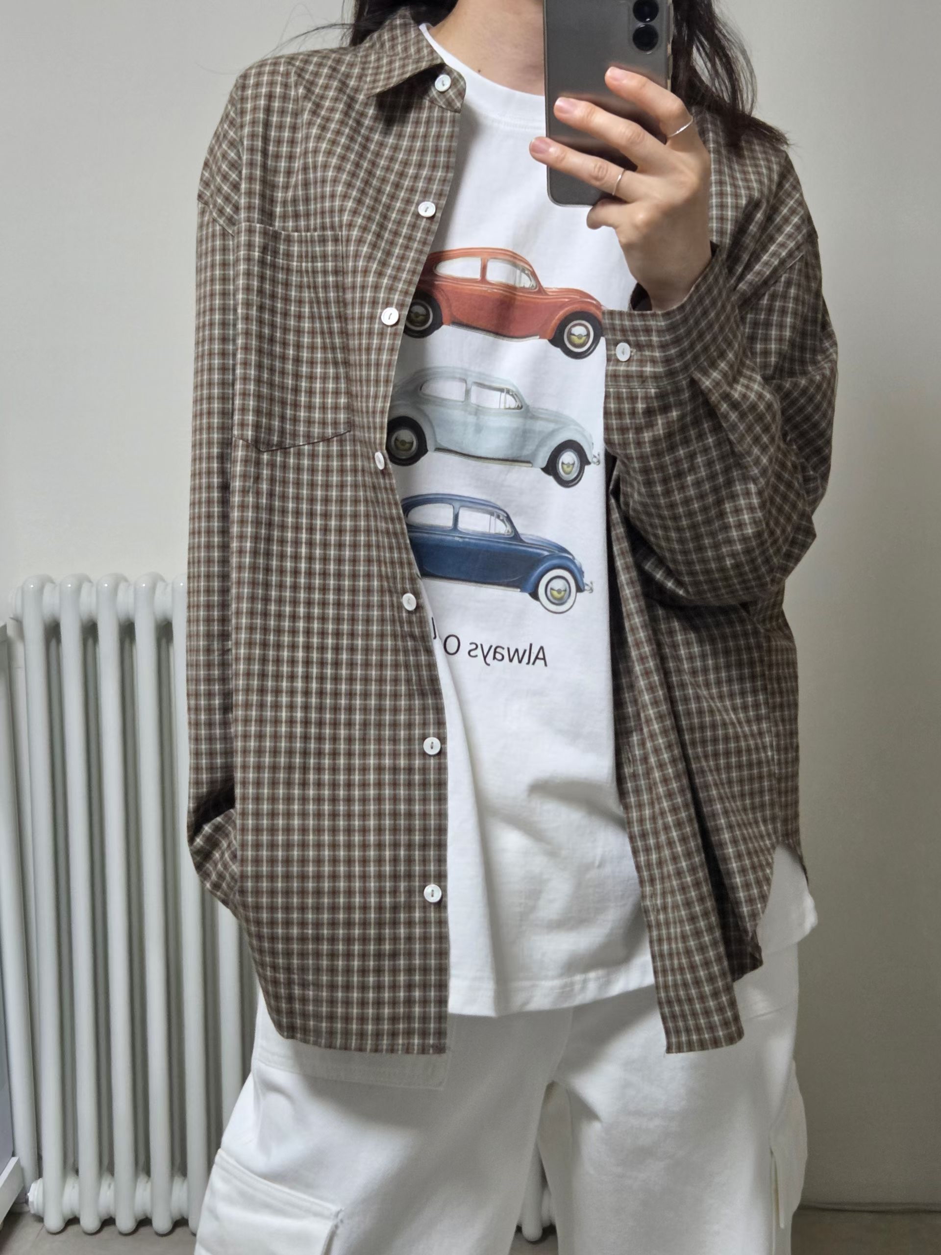 GA OY 古董車仔長tee