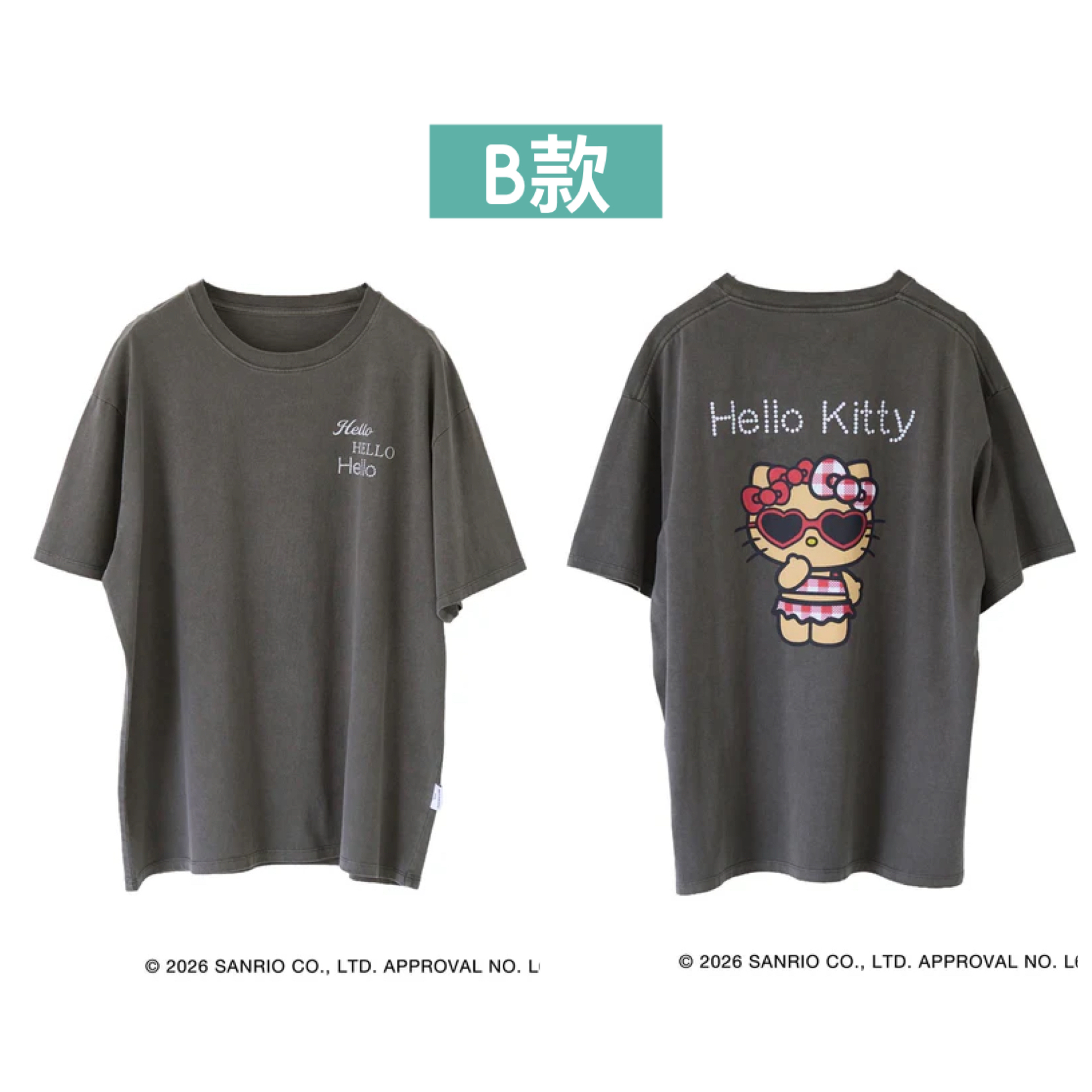 日本預訂📍日本VIS x Hello Kitty曬黑樣系列 - 短袖Tee 不包郵