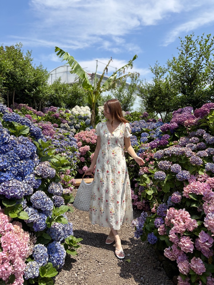Premium Embroidered Floral Dress