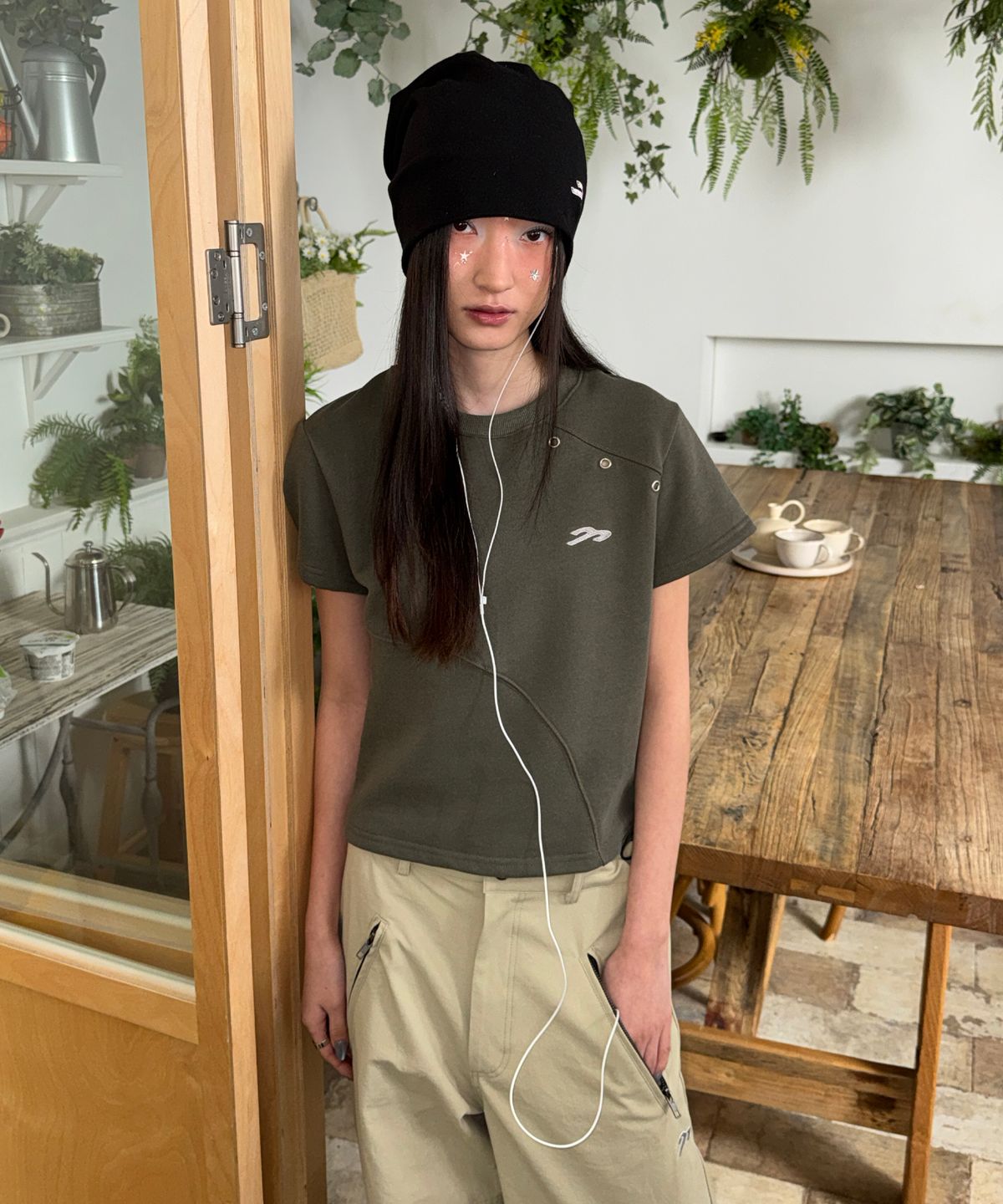  🇰🇷訂購｜tansanmagnesium 26SS｜Carbonated Cut-out Eyelet T-shirt 2色 