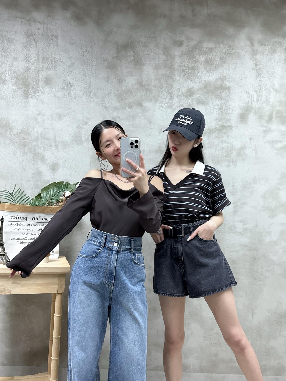 E10 polo領橫間Top