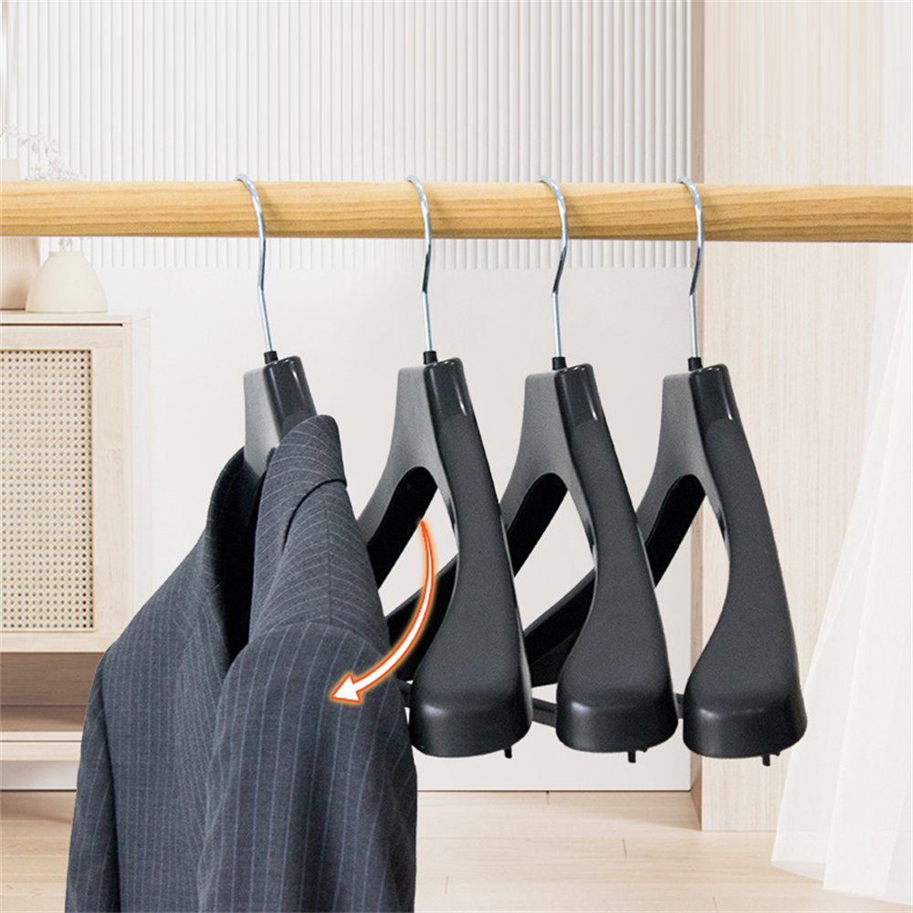 無痕防滑寬肩衣架 無檔 X510-46cm UB0244