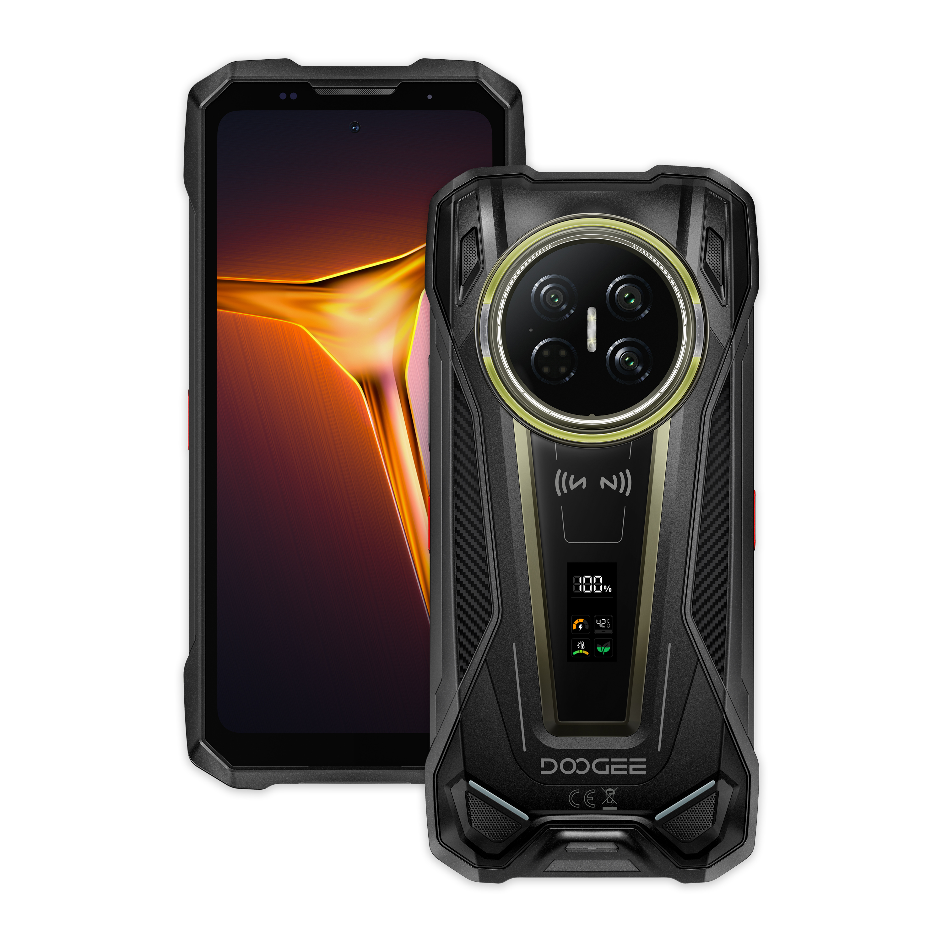 DOOGEE V Max 2 Pro 5G | 16GB/1TB 6.78吋 120Hz 1.05吋背屏 22000mAh 33W反充 夜視 露營燈 警示燈 RGB燈效 雙喇叭 即時對講功能 WiFi6E 雙頻GPS 三卡槽 AI工具 三防手機 Rugged Phone