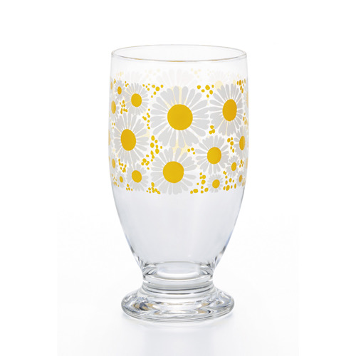 復古風印花玻璃杯YL