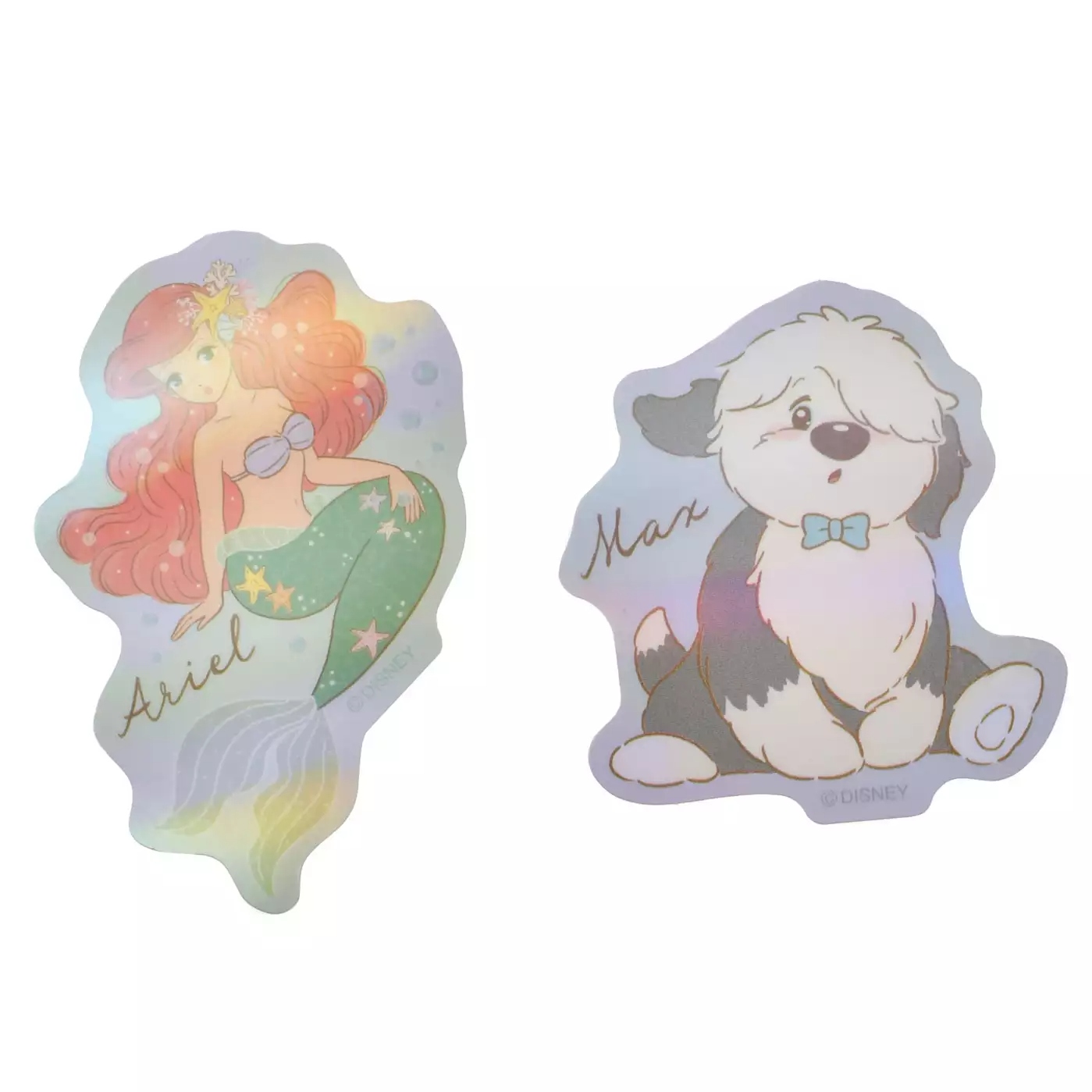  🌸 【預訂】Ariel & Max Sticker Set - The Little Mermaid.Illustrated by mikko