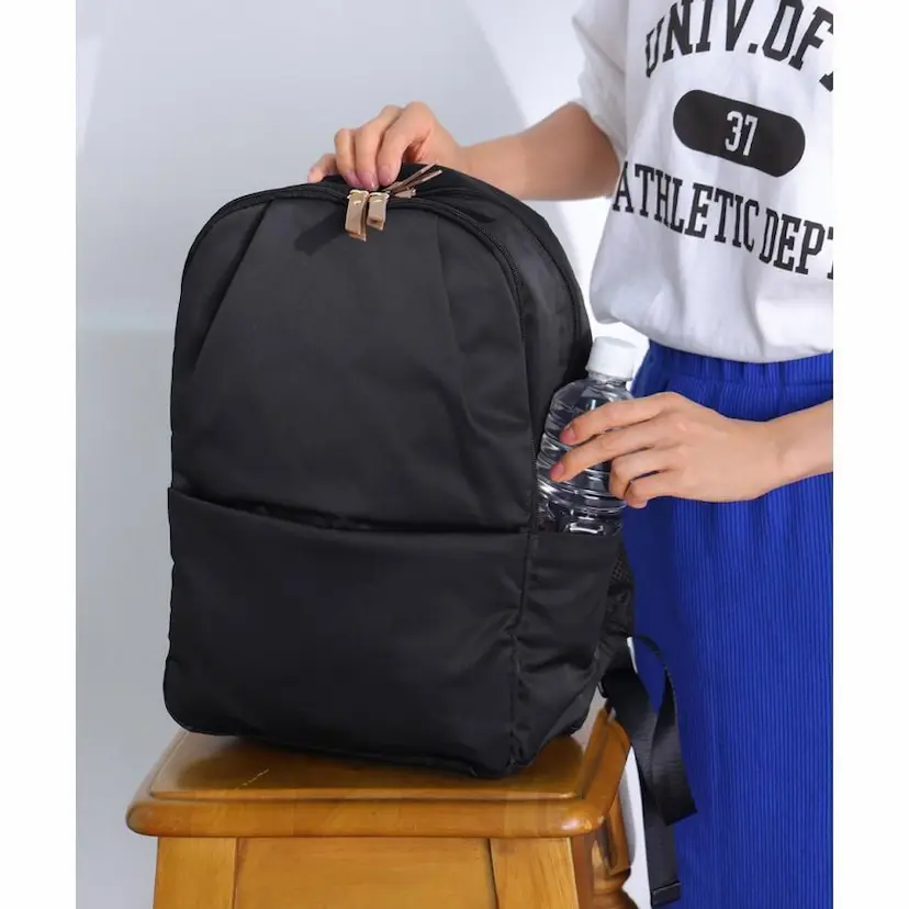 現貨🌸日本直送 |日本Senbado輕量雙肩背包/輕便收納大容量收納背囊（黑色）